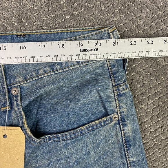 Levi's 569 Loose Straight Jeans Men's 40 x 32 Measures 42 x 31 Blue Cotton - Picture 12 of 16